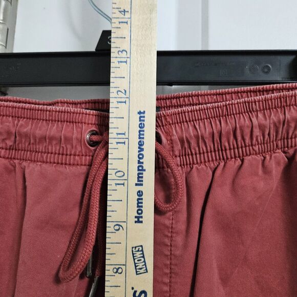 American Eagle Flex Trekker Jogger Shorts Men's Medium (30x6) Faded Red Pockets - Picture 7 of 10
